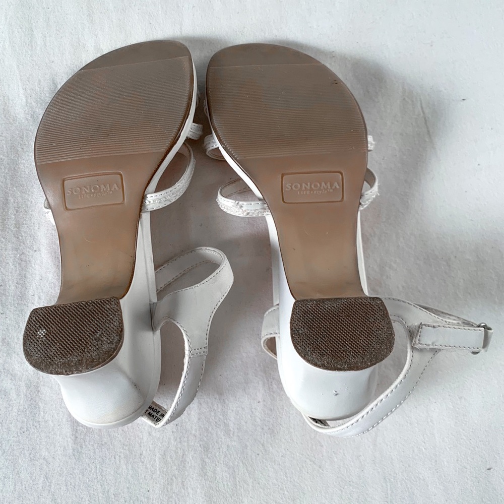 Sonoma white sequin heels - Picture 4 of 7